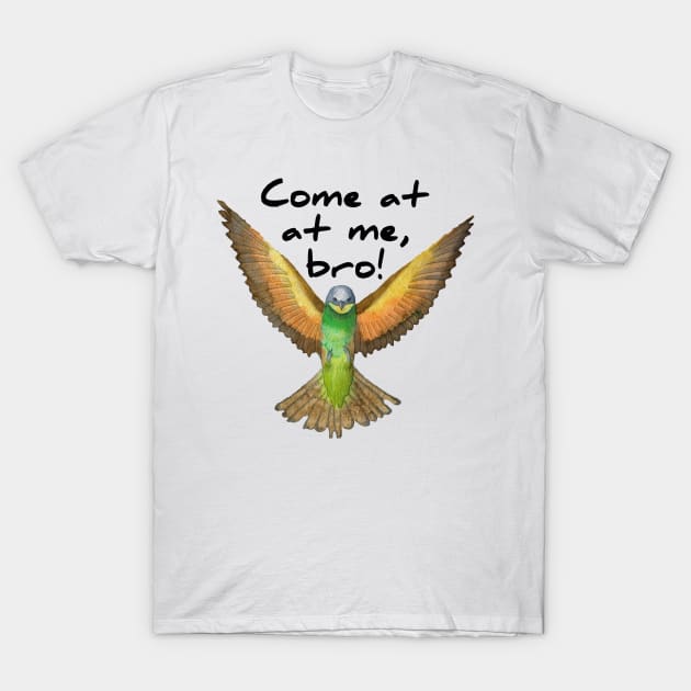 Come At Me Bro T-Shirt by chicalookate